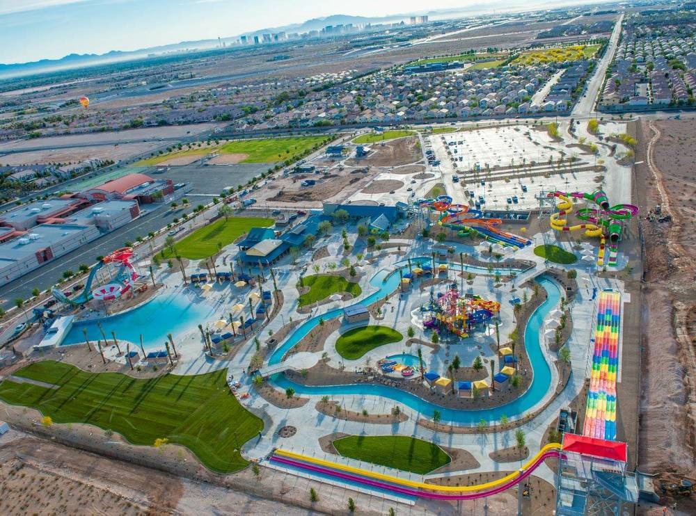 Construction of Wet N Wild in Las Vegas, NV on April 14, 2013